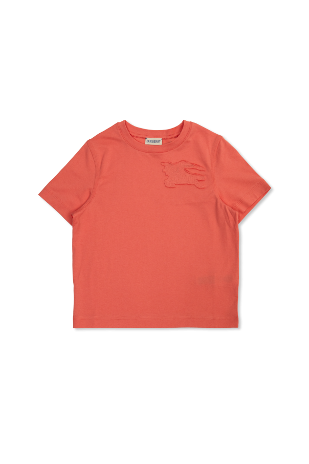 Burberry 2024 Kids 10Y Logo Print T-Shirt in Red